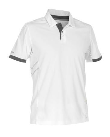 Dassy polo traxion wit grijs s