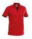 Dassy polo traxion rood zwart xl