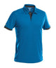 Dassy polo traxion azuurblauw grijs xs