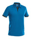 Dassy polo traxion azuurblauw grijs xs