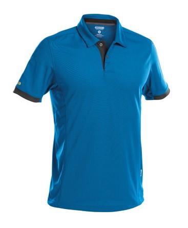 Dassy polo traxion azuurblauw grijs 3xl