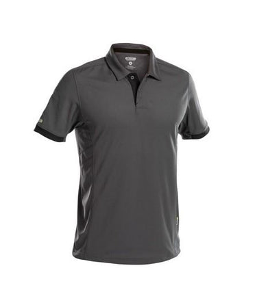 Dassy polo traxion grijs zwart s
