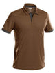 Dassy polo traxion bruin grijs xs
