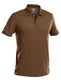 Dassy polo traxion bruin grijs xs