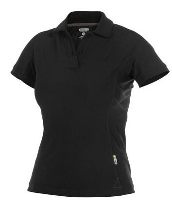 Dassy polo traxion women zwart xs