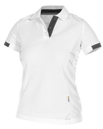 Dassy polo traxion women wit grijs xl