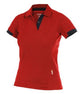 Dassy polo traxion women rood zwart l