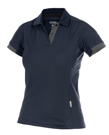 Dassy polo traxion women marine grijs m
