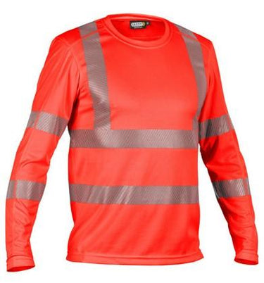 Dassy hogezichtbaarheid t-shirt carterville rood s