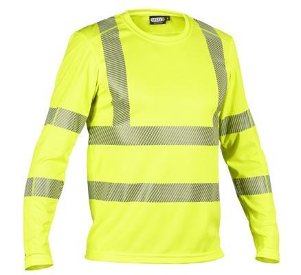 Dassy hogezichtbaarheid t-shirt carterville geel l