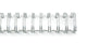 We r makers • cinch binding wires 1,9cm silver