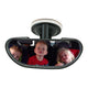 Inside view kleine auto binnenspiegel
