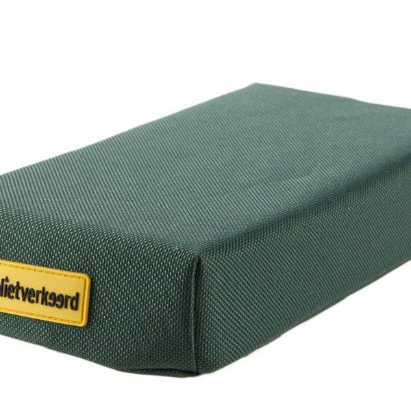 NV seat cushion on carrier dark green