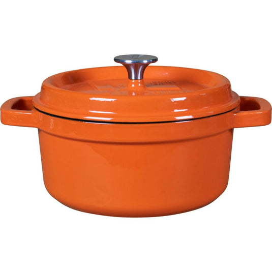 Solinger the windmill premium gietijzeren braadpan 2.5l oranje emaille
