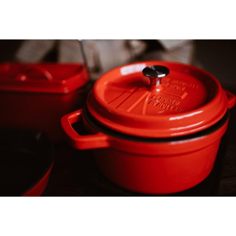 Load image into Gallery viewer, Solinger the windmill premium gietijzeren braadpan 2.5l oranje emaille
