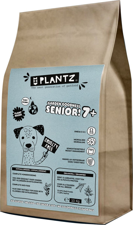 Henart plantz® senior - hondenbrokken - vegan - hypoallergeen - 10 kg