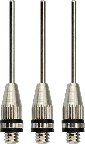 Avento pompnaalden - staal - zilver - 5 mm - 3 stuks
