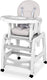 Ricokids sinco 5-in-1 voedingsstoel, grijs