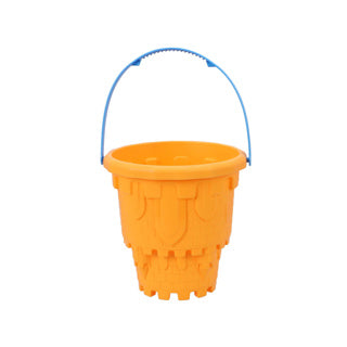 Load image into Gallery viewer, Kasteel emmer met handvat assorti blauw, groen, rood en oranje | 4 stuks
