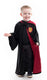 Little adventures - rode tovenaarsmantel met kapuchon - maat l xl (5-9 jaar)