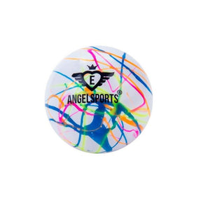 Engelhart hockeybal wit gevlamd hockey bal kleur wit vlammend 68 mm