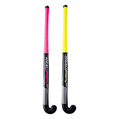 Angel sports hockeyset roze en geel 33''