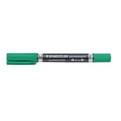 Permanentmarker staedtler lumocolor permanent duo 348 groen