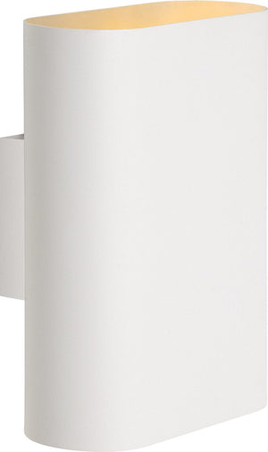 Lucide ovalis - wandlamp - 2xe14 - wit