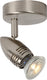 Lucide caro-led - plafondspot (plafondlamp) - ø 9 cm - led - gu10 - 1x5w 2700k - mat chroom