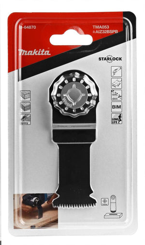 Makita 32mm invalzaagblad hardhout - tma053 - b-64870