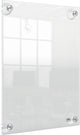 Nobo premium plus verplaatsbaar a4 poster frame voor aan de muur - met zuignapmontage - transparant acryl