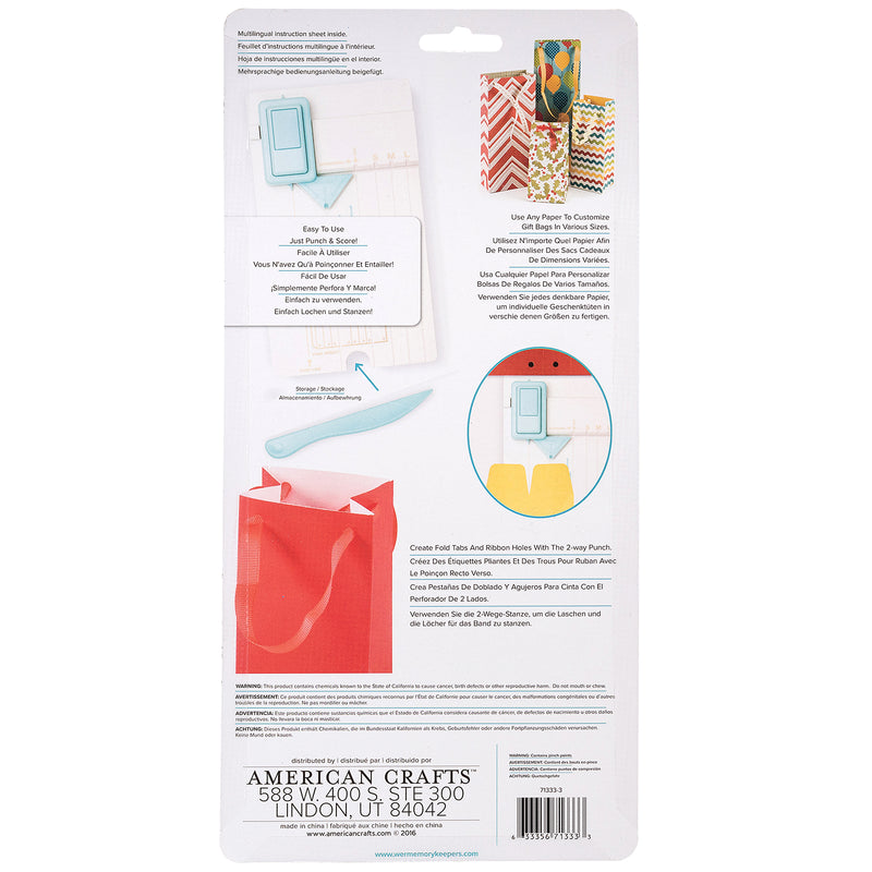 Load image into Gallery viewer, We r makers • gift bag punch board
