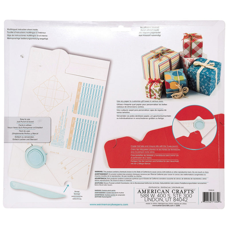 Load image into Gallery viewer, We r makers • gift box punch board

