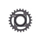 Pinion kettingwiel chain ring alu, 24t.,black