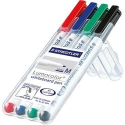 Whiteboard-marker staedtler lumocolor kleurenassortiment 4 stuks