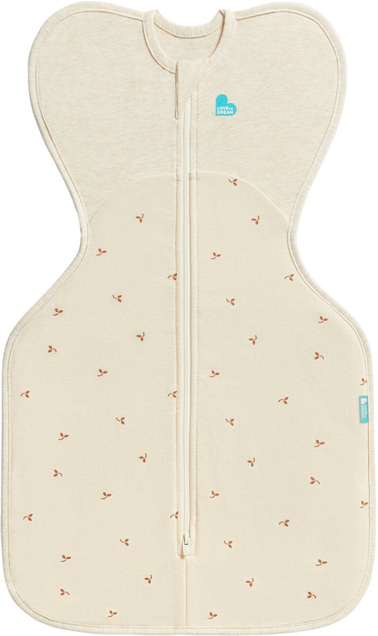 Love to dream ™ babyslaapzak swaddle up™ - inbakeren - baby 3-6 maanden - 6-8.5 kg - all season - 1.5 tog - oat twigs
