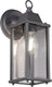 Trio olona - wandlamp - antraciet - excl. 1x e27 4 w - wandmontage - buitenverlichting - ip23