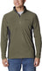 Columbia klamath range™ ii half zip heren outdoortrui - stone green, shark