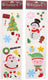 Gel raamstickers kerst