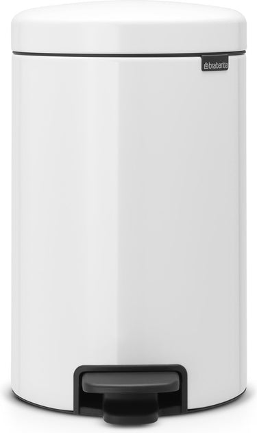 Brabantia pedaalemmer newicon met kunststof binnenemmer, 12l wit