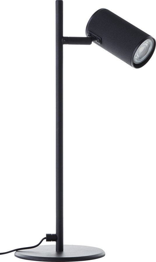 Brilliant marty - tafellamp - led gu10 - zwart