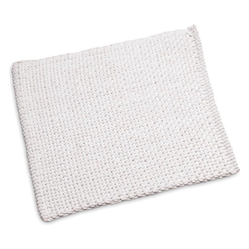 Load image into Gallery viewer, Wicotex classic braid bidetmat 50x60 cm wit
