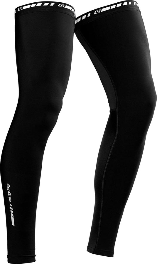 Gripgrab - light leg warmers lente herfst fiets beenstukken wielrennen beenwarmers - zwart - unisex - maat l