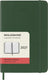 Moleskine 12 maanden agenda - 2027 - dagelijks - pocket - zachte kaft - mirte groen