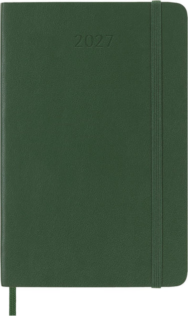 Moleskine 12 maanden agenda - 2027 - wekelijks - pocket - zachte kaft - mirthe groen
