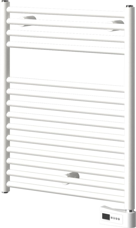 Plieger vulcano-el fischio designradiator – handdoekradiator – 68.8 cm x 55 cm - 300 watt – wit