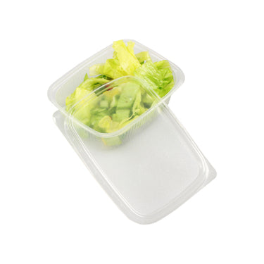 Plastic bakje rechthoek 250 cc (50 stuks)