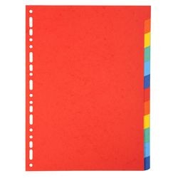 Blanco tabbladen exacompta 2012e karton kleurenassortiment
