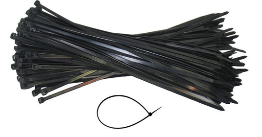 Unbranded kabelbinders 4.8x370 zwart zak a 100
