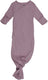 Lodger hopper - newborn slaapzak - paars - 0.3 tog - 62cm - biologisch katoen - hydrofiel - slaapzak baby